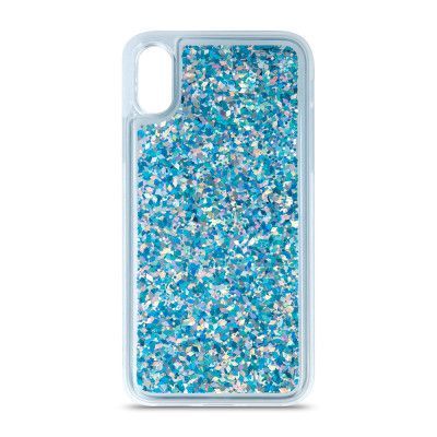 iPhone 14 Pro Max fodral Blå Liquid Sparkle TPU-skal