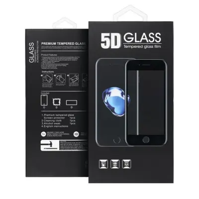 iPhone 14 Pro Max Härdat Glas 5D Full Lim - Svart
