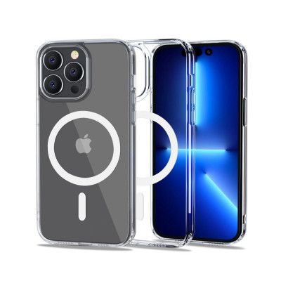 iPhone 14 Pro Max Mobilskal Magsafe Flexair Hybrid - Clear