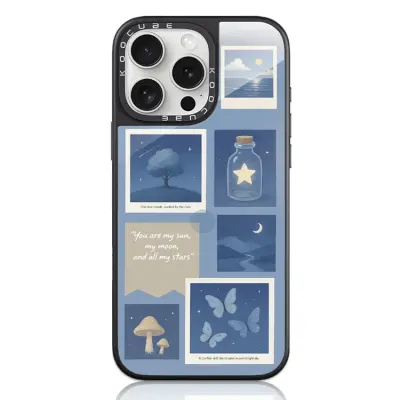 iPhone 14 Pro Max Mobilskal MagSafe Aluminium Silikon (Style D)