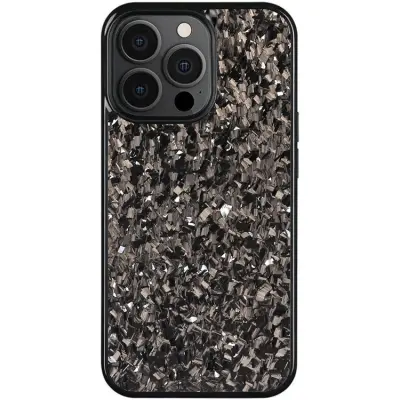 iPhone 14 Pro Max Mobilskal MagSafe Aramid Fiber Forged - Silver (Silver)