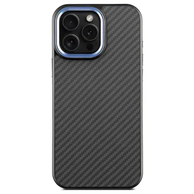 iPhone 14 Pro Max Mobilskal MagSafe Aramid Fiber TPU - Blå (Blå)