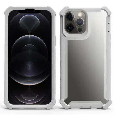 iPhone 14 Pro Max Mobilskal TPU + PC Shockproof - Grå