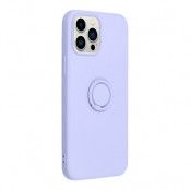 Forcell iPhone 14 Pro Max Skal Silikon Ring Violett