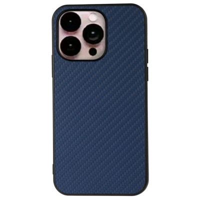 iPhone 14 Pro Max Skal Carbon Fiber - Blå