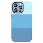 iPhone 14 Pro Max Skal Color Splicing - Blå