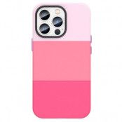 iPhone 14 Pro Max Skal Color Splicing - Rosa