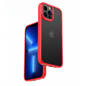iPhone 14 Skal Kameraram i Aluminiumlegering - Röd
