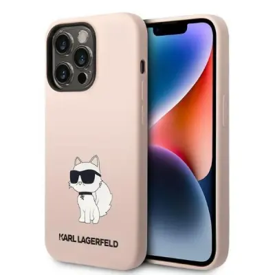 Karl Lagerfeld iPhone 14 Pro Max Mobilskal MagSafe Silicone Choupette