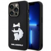 Karl Lagerfeld iPhone 14 Pro Max Mobilskal Rubber Choupette 3D