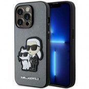 Karl Lagerfeld iPhone 14 Pro Max Mobilskal Saffiano Karl & Choupette