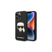 Karl Lagerfeld iPhone 14 Pro Max Silikonhölje Svart