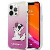 Karl Lagerfeld iPhone 14 Pro Max Skal Choupette Fun - Rosa