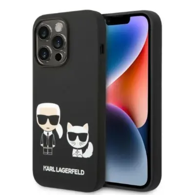 Karl Lagerfeld iPhone 14 Pro Max Skal Magsafe Silicone Karl&Choupette
