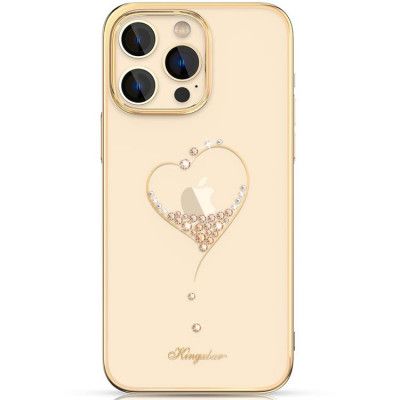 Kingxbar iPhone 14 Pro Max Skal Wish - Guld Crystals
