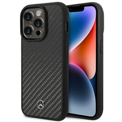 Mercedes iPhone 14 Pro Max Mobilskal Magsafe Dynamic Line - Svart