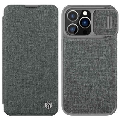 Nillkin iPhone 14 Plus Plånboksfodral QinPro - Grå