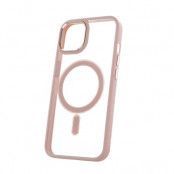 Satin Clear fodral till iPhone 14 Pro Max, rosa