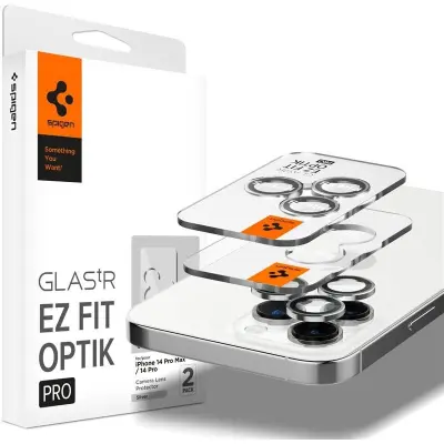Spigen Glas.tR EZ Fit Optik Pro (iPhone 14 Pro/Pro Max) - Lila