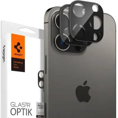 Spigen Optik Lens Protector (iPhone 14 Pro/14 Pro Max) - Svart