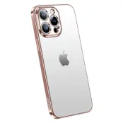 SULADA Nature Series Mobilskal till iPhone 14 Pro Max TPU Ultra Slim Rosa