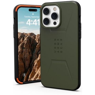 UAG iPhone 14 Pro Max Mobilskal Magsafe Civilian - Olive