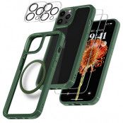 [6in1] BOOM iPhone 14 Pro Skal - Linsskydd - Härdat Glas - MagSafe Ring
