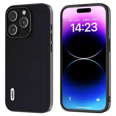 ABEEL iPhone 14 Pro Skal i Koshud Coated PC+TPU - Svart