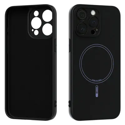 ABEEL iPhone 14 Pro Skal MagSafe Liquid Silicone Svart