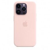 Apple iPhone 14 Pro Silikonskal med MagSafe - Kritrosa