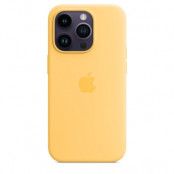Apple iPhone 14 Pro Silikonskal med MagSafe - Solgul