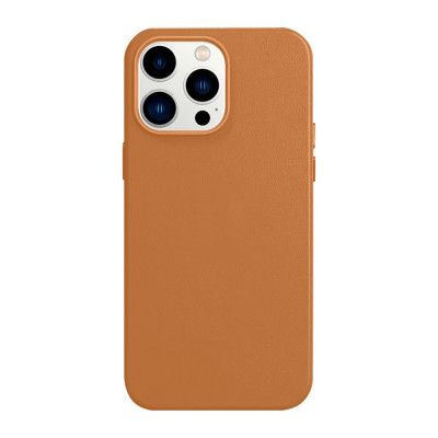 BOOM iPhone 14 Pro Magsafe Skal Äkta Läder - Brun