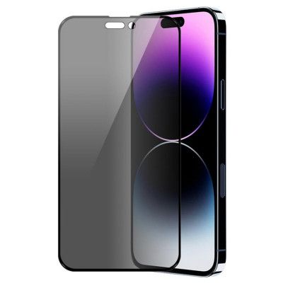 [BULK 100st] iPhone 14 Pro Härdat Glas Skärmskydd - Privacy