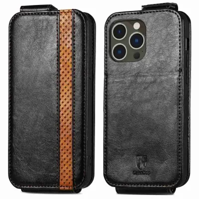 CaseNeo 003 Series Flip Cover (iPhone 14 Pro) - Röd