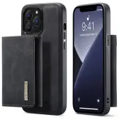 DG Ming M1 2-in-1 Wallet (iPhone 14 Pro) - Mörkbrun