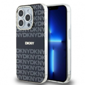 DKNY iPhone 14 Pro Mobilskal Magsafe IML Mono & Stripe - Svart