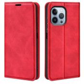 Folio iPhone 14 Pro Plånboksfodral  - Röd