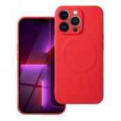 Galaxy S24 Mobilskal Magsafe Silikon - Röd