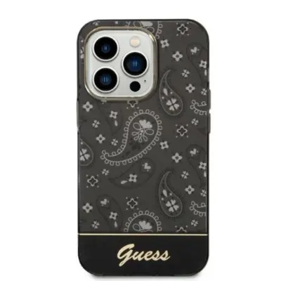 GUESS iPhone 14 Pro Skal Bandana Paisley - Svart