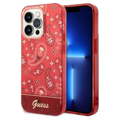 Guess iPhone 14 Pro Mobilskal MagSafe Bandana Paisley