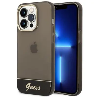 GUESS iPhone 14 Pro Skal Translucent - Svart
