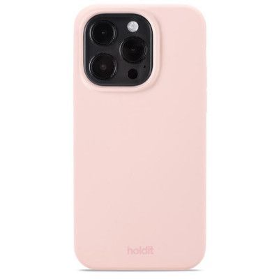 Holdit iPhone 14 Pro Skal Silicone - Blush Rosa