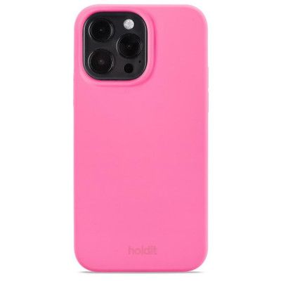 Holdit iPhone 14 Pro Skal Silicone - Bright Rosa