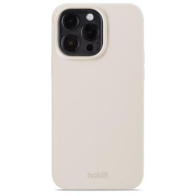 Holdit iPhone 14 Pro Skal Silicone - Light Biege