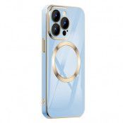 iPhone 14 Pro Magsafe Skal Gold Edge - Blå