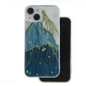 iPhone 14 Pro Mobilskal Guld Glam - Mountain