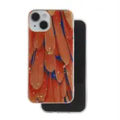 iPhone 14 Pro Mobilskal Guld Glam - Orange