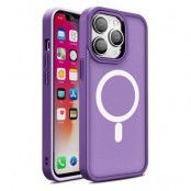 iPhone 14 Pro Mobilskal MagSafe Armored Magnetic Matte - Lila