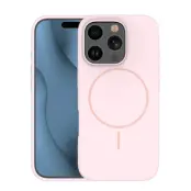 iPhone 14 Pro Mobilskal MagSafe Silikon Thin - Ljusrosa
