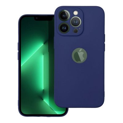 Forcell iPhone 14 Pro Skal Soft Mjukplast Mörkblå